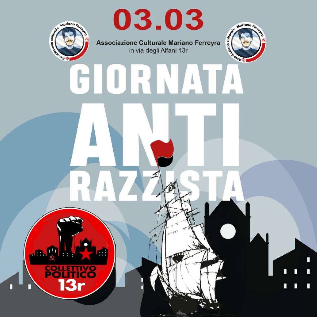 “GIORNATA ANTIRAZZISTA” 3 MARZO 2019