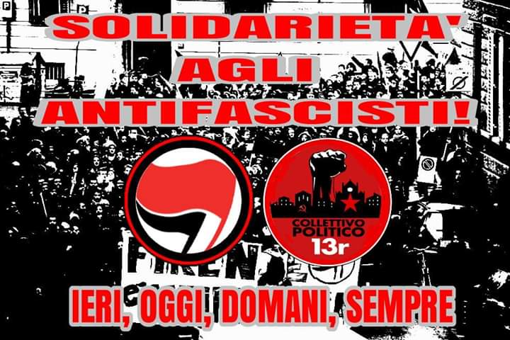 Solidarietà per gli antifascisti