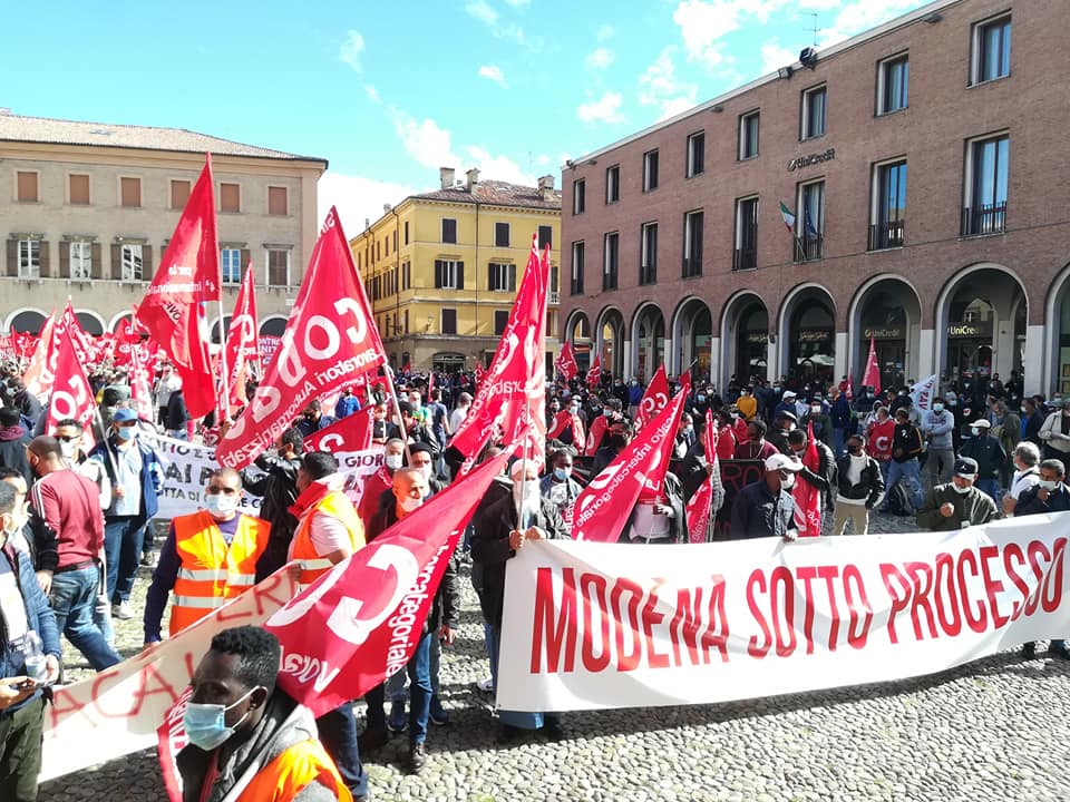 DENUNCE E REPRESSIONE A MODENA: ¡No pasarán!